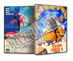 Çılgın Hırsız 4 - Despicable Me 4 - 2024 Türkçe Dvd Cover Tasarımı